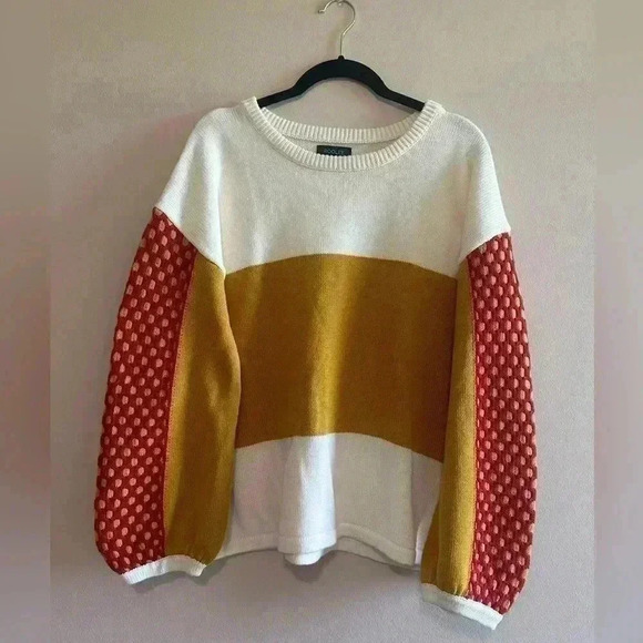 Roolee Color-block Sweater - Women’s Size 2X - See Photos for measurements - Picture 1 of 8